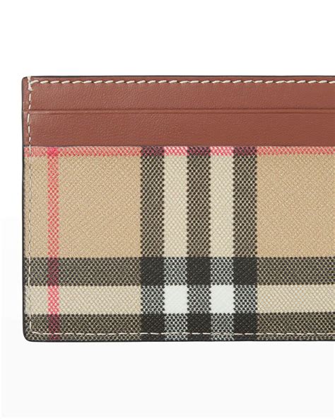 Burberry Sandon Check Card Case 